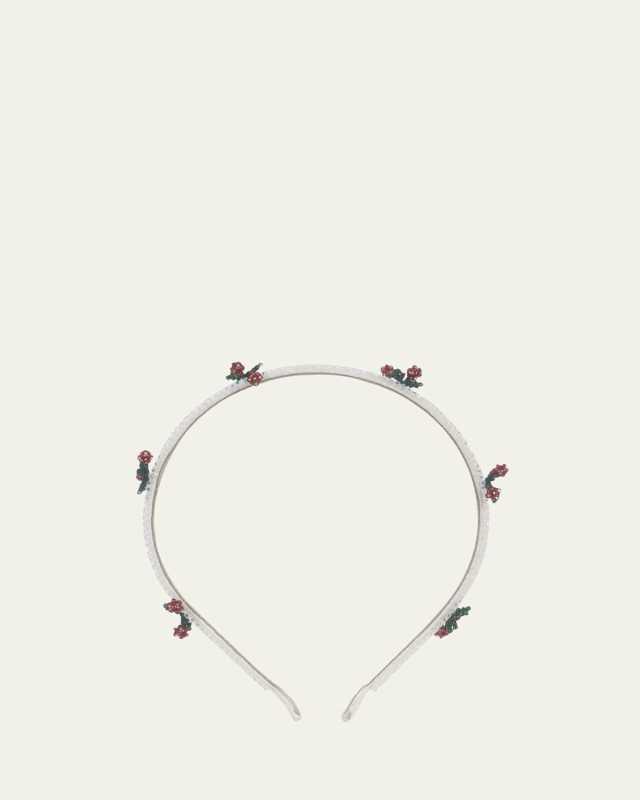 Girl's Pearly Cherry Headband